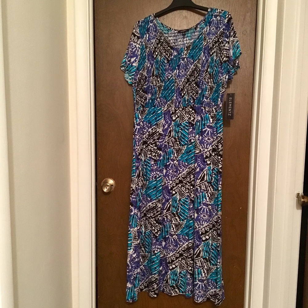 NWT Elementz Maxi dress.